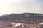 Warehouse and coldstores during construction
