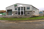 Road view of RPM Shopfronts manufacturing unit in South Wales